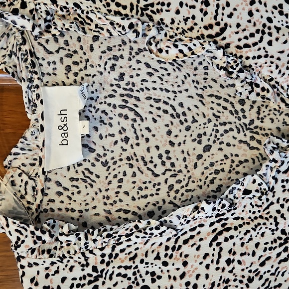 ba&sh Ruffle Neck And Sleeve Blouse. Small. Excellent Cond. - Picture 2 of 6
